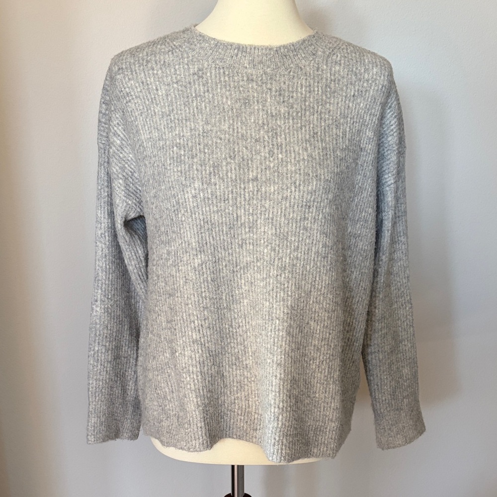 J. Crew Light Gray Women's Crew Neck Sweater